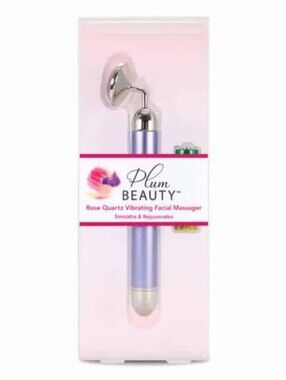 Plum Beauty - Rose Quartz Vibrating Facial Massager